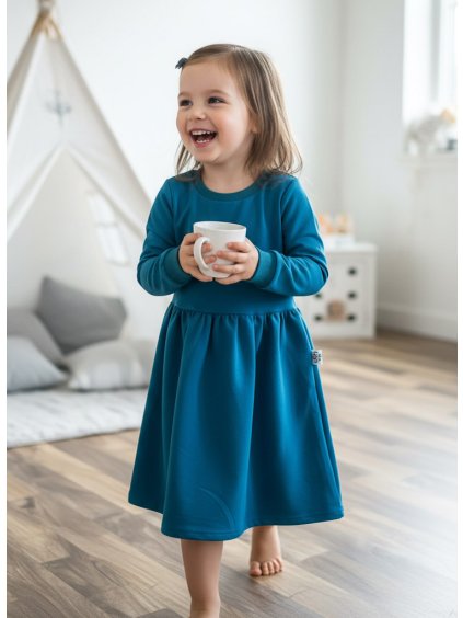 Riasené šaty basic