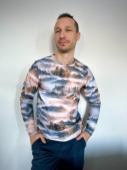 Pánsky nátelník "Dotknút sa hôr"