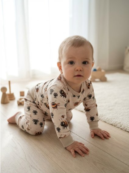 Tepláková  súpravka "Jarní kamaráti"