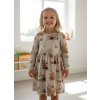 Riasené šaty "Jesenný les”