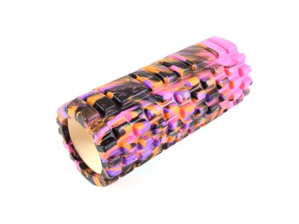 Masážní válec CAMO - 35 x 15 cm RŮŽOVÁ