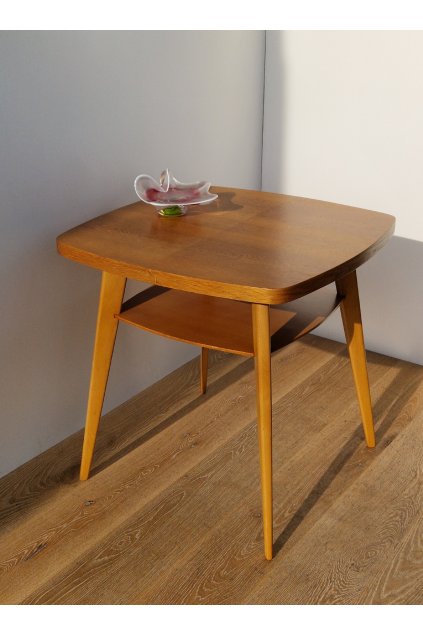 Konferenční dřevěný retro stolek 60.léta