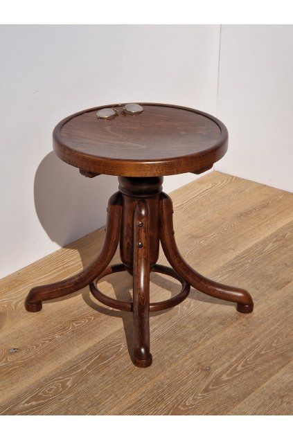 Klavírní otočná stolička Thonet