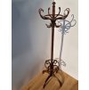 Starožitný věšák Thonet podlahový z ohybaneho dřeva p