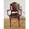 secesní křeslo Thonet s područkami