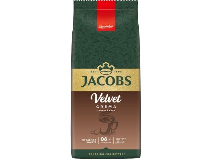 836858 velvet crema 1000g zrnkova kava jacobs