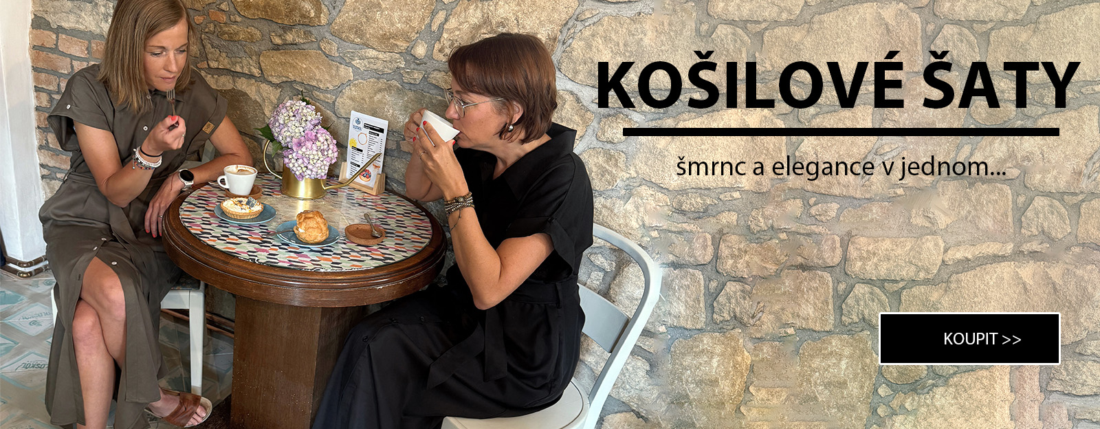 košilové šaty