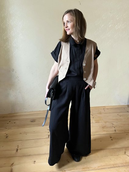 Kalhoty Dara černé