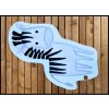 Senzomotorická podložka - relaxačný koberec - ZEBRA LARA
