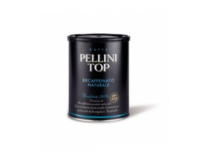 pellini top decaffeinato mleta kava v plechove doze 250g