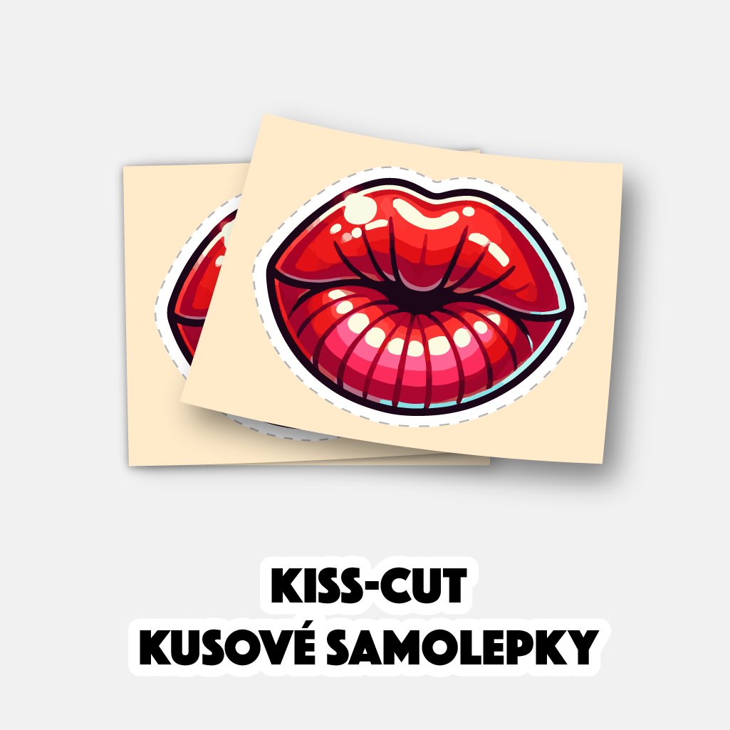 KISS-CUT KUSOVÉ SAMOLEPKY
