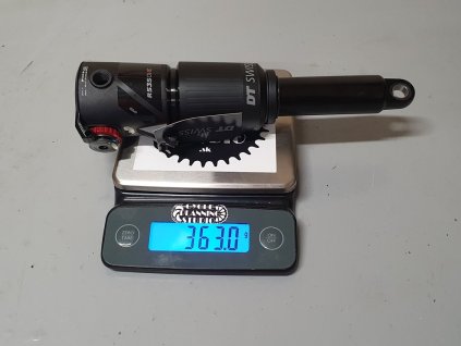 DT Swiss R535 One Trunnion tlmič, 205x65mm, L/O z riaditok