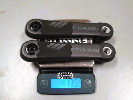 Praxis Works eCrank Carbon kľuky, čierna