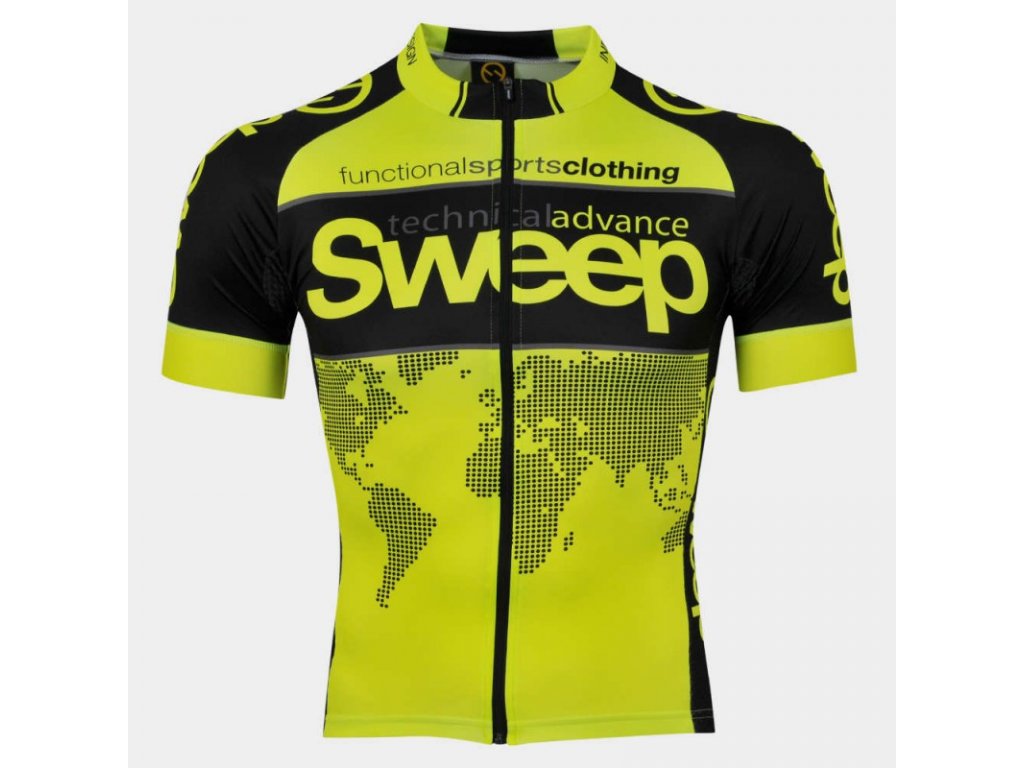 Pacific Islands Laugh Firefighter Cyklistický dres Sweep ELITE RACE D026 yellow fluo - cyklo-obleceni.cz Pacific Islands Laugh Firefighter Cyklistický dres Sweep ELITE RACE D026 yellow fluo - cyklo-obleceni.cz