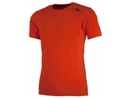 Sportovní funkční triko Rogelli BASIC z hladkého materiálu, oranžové