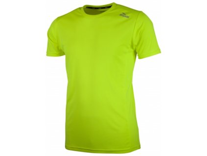 Sportovní funkční triko Rogelli BASIC z hladkého materiálu, reflexní žluté