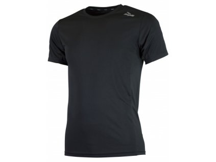 Sportovní funkční triko Rogelli BASIC z hladkého materiálu, černé