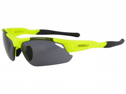 Cyklistické sportovní brýle Rogelli RAPTOR s výměnnými skly, reflexní žluté