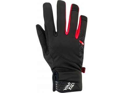 Zimní středně teplé rukavice Ortles CA1541 black/red