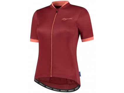 Dámské cyklistické oblečení Rogelli ESSENTIAL, červeno-korálové