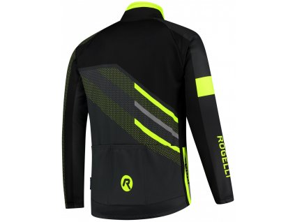 Pánské zimní cyklo oblečení Rogelli TEAM 2.0 středně hřejivé, reflexní žluté