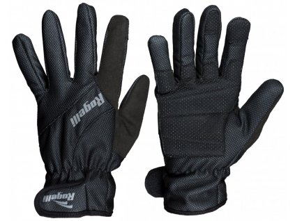Slabé zimní membránové rukavice s polstrováním dlaně Rogelli ALBERTA 2.0, černé