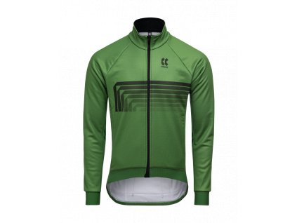 Pánská cyklistická zimní bunda MOTION Z2, zelená