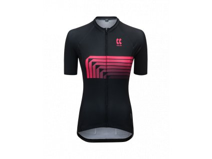 Dámský cyklistický dres MOTION Z2 krátký rukáv, růžový