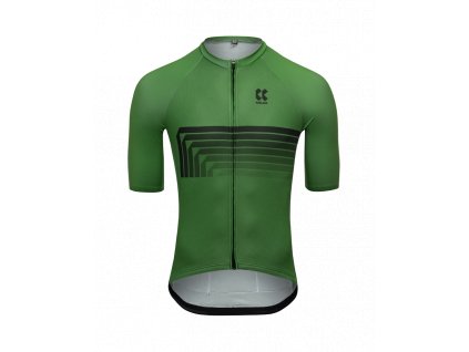 Pánský cyklistický dres MOTION Z2 krátký rukáv , zelený