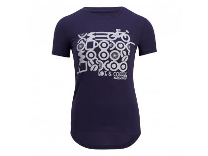 Dámský cyklo dres volného střihu Pelori WD1630 violet/white
