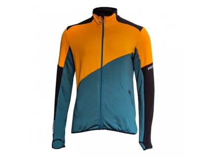 Mikina pánská Progress TERRITORY, černá/kari/modrošedá