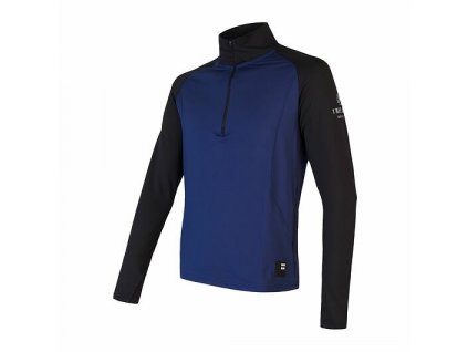 Mikina pánská SENSOR THERMO zip, deep blue/černá