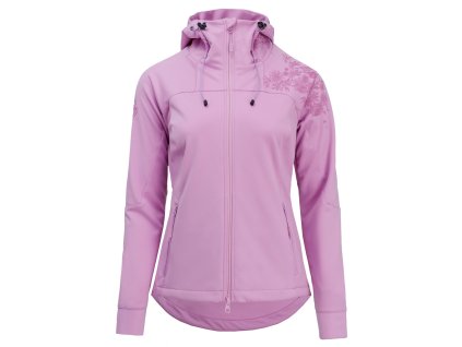 Dámská softshellová bunda s kapucí Silvini LANO, pink