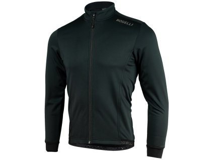 Softshellová bunda s prodyšným zádovým panelem Rogelli CORE, černá