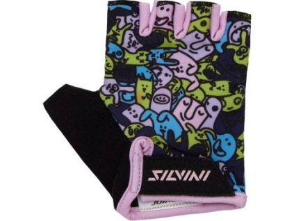 Silvini dětské cyklistické rukavice CA2425 locri, navy-blush