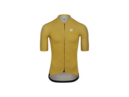 Pánský cyklistický dres PASSION Z5 | Dres AERO | Gold Yellow