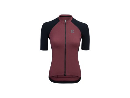 Dámský cyklistický dres PASSION Z4 | Dres Gravel | Granite Red
