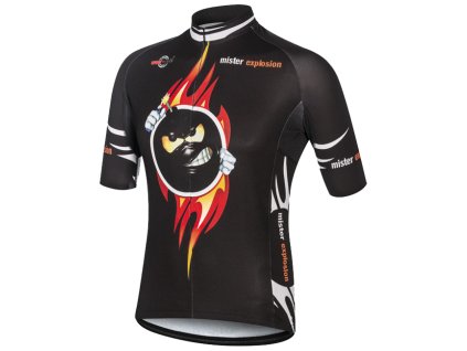 Wear-Gear pánský cyklistický dres Mr. Explosion černý