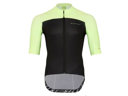 Pánský cyklistický dres Stelvio MD1604 green-grey