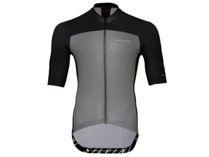 Pánský cyklistický dres Stelvio MD1604 black-ruby