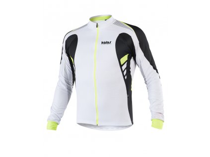 CYKLISTICKÁ BUNDA TITAN X6 WINTER| FLUO/BÍLÁ