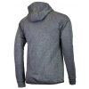 Celopropínací funkční mikina Rogelli TRAINING s kapucí, šedá