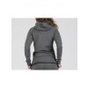 Celopropínací dámská funkční mikina Rogelli TRAINING s kapucí, šedá