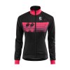 CYKLISTICKÁ BUNDA MOTION Z černá/růžová | DÁMSKÁ