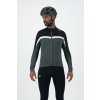 COURSE, cyklistický dres dl. rukáv, černá-šedá-bílá