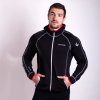 Mikina pánská Progress TOREZ HOODY, černo/červená