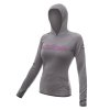 Mikina dámská SENSOR MERINO UPPER MOUNTAINS, šedá