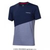 Triko krátké pánské Progress MARATHON, šedo/modré