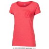 Triko krátké dámské Progress PACIFICA, červené