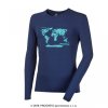 Triko dlouhé pánské Progress VANDAL "SVĚT", modré